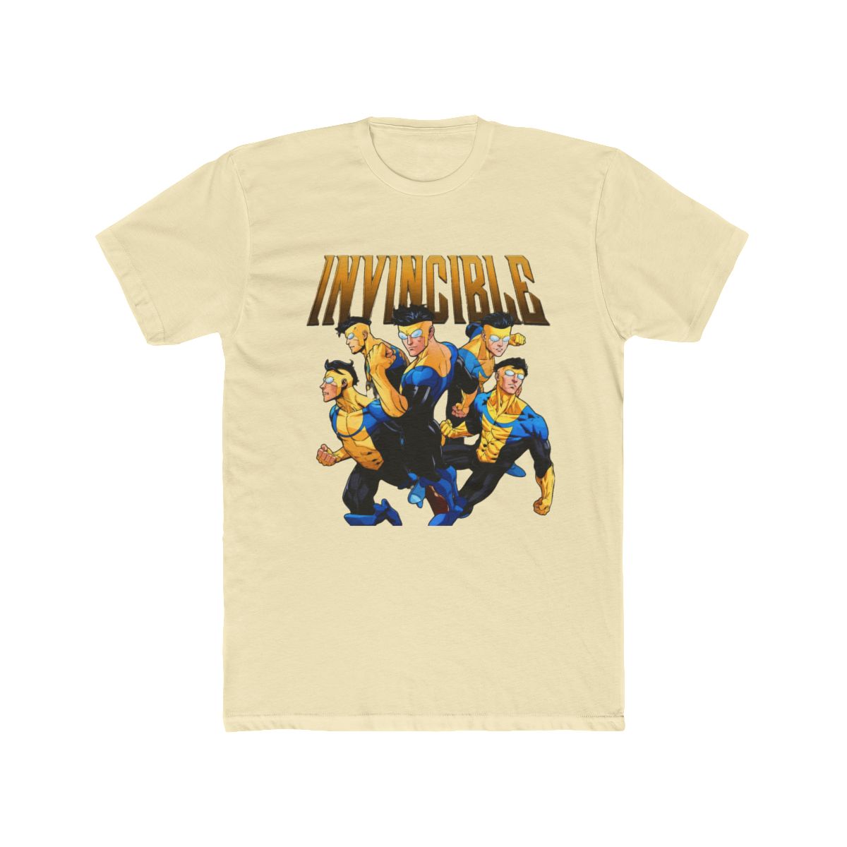 Invincible Mark Grayson Superhero Vintage Comic Graphic T Shirt - alternate angle 3, merchandise