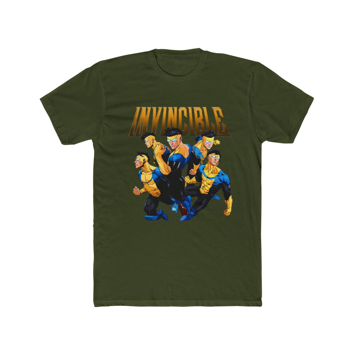 Invincible Mark Grayson Superhero Vintage Comic Graphic T Shirt - alternate angle 2, merchandise