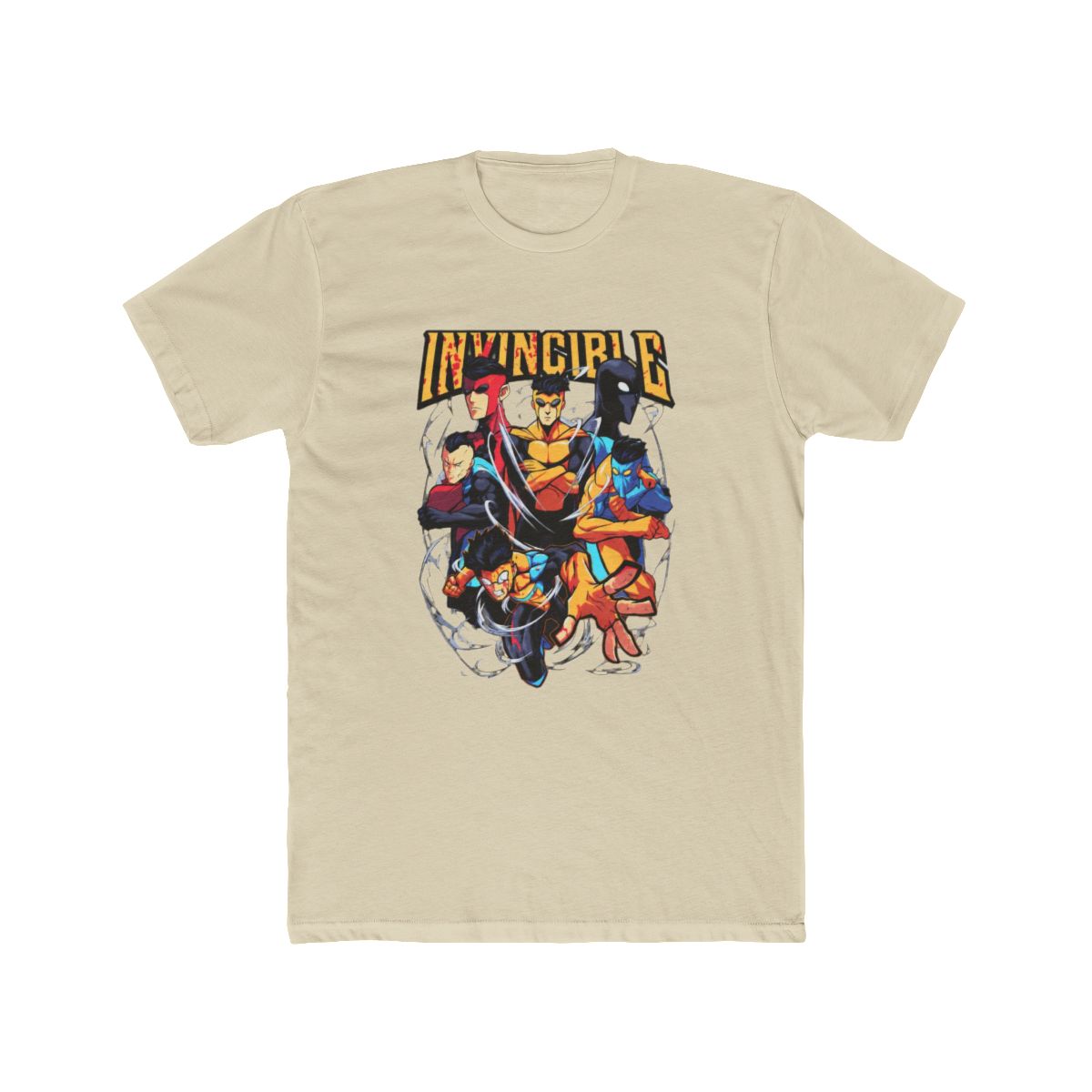 Invincible Mark Superhero Comic Book Retro Style T Shirt