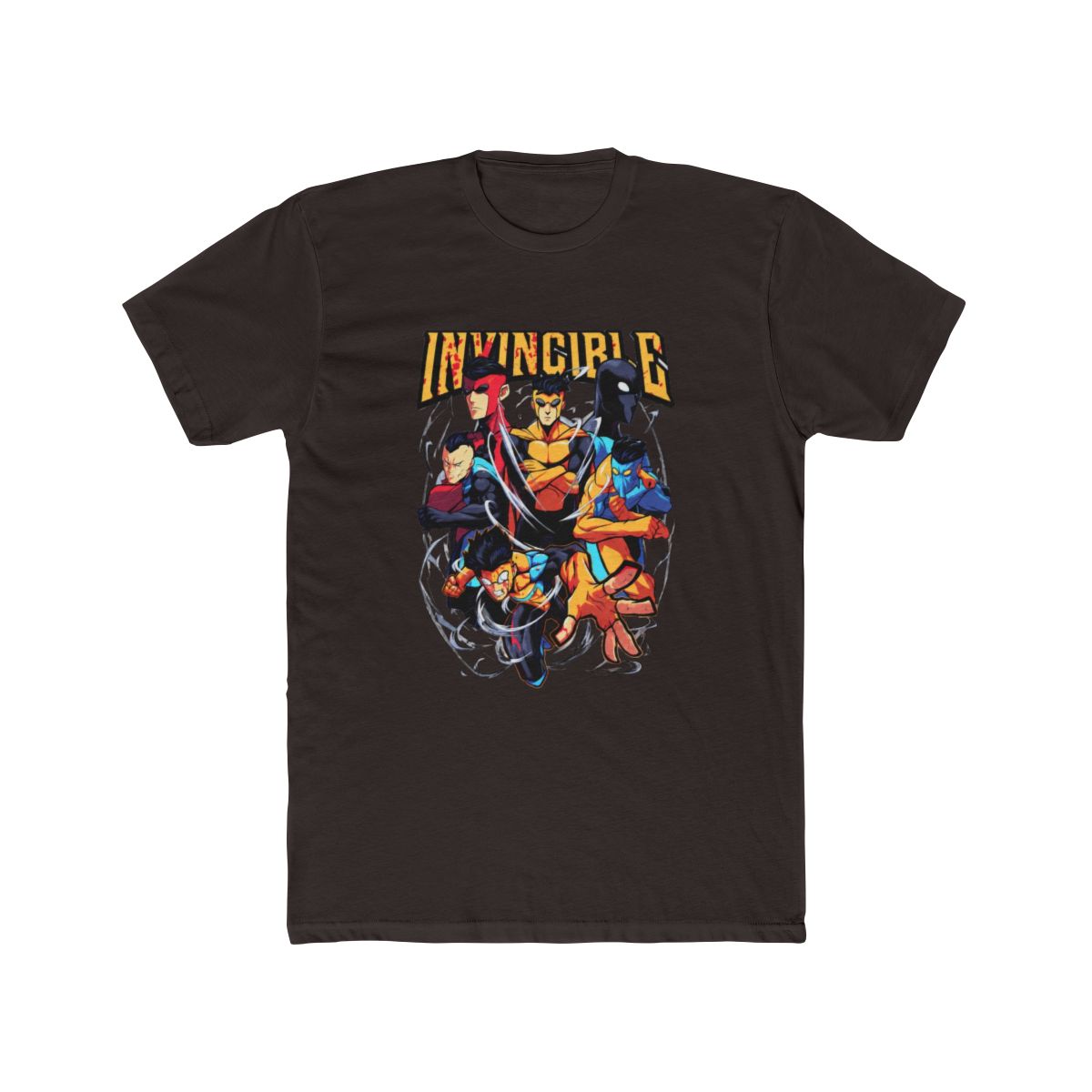 Invincible Mark Superhero Comic Book Retro Style T Shirt - alternate angle 3, merchandise
