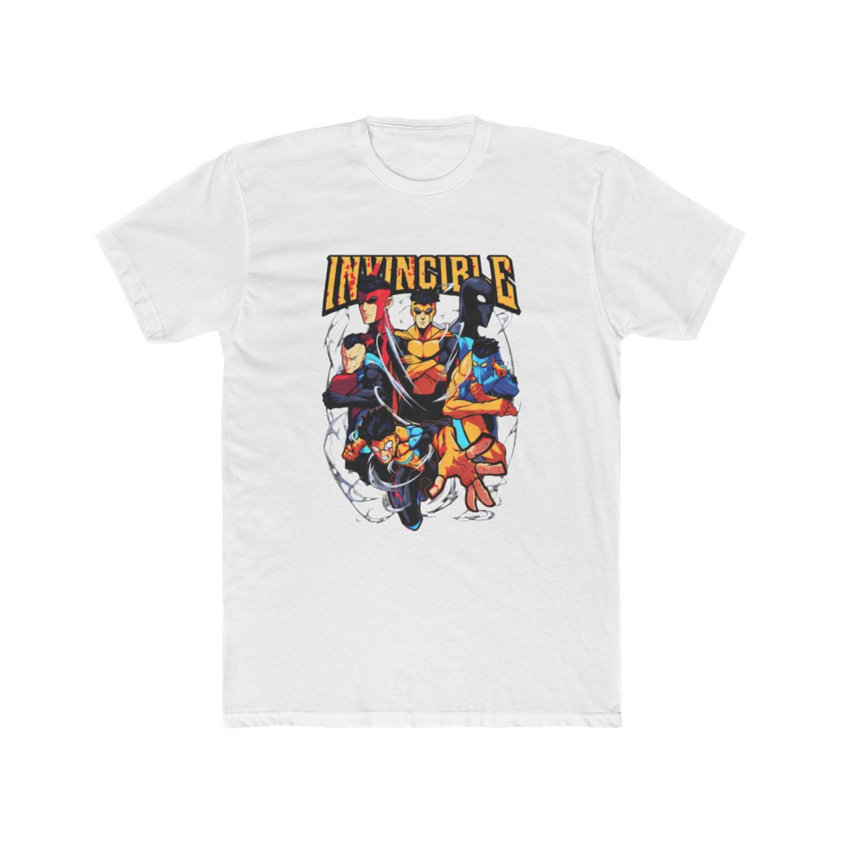 Invincible Mark Superhero Comic Book Retro Style T Shirt - alternate angle 4, merchandise