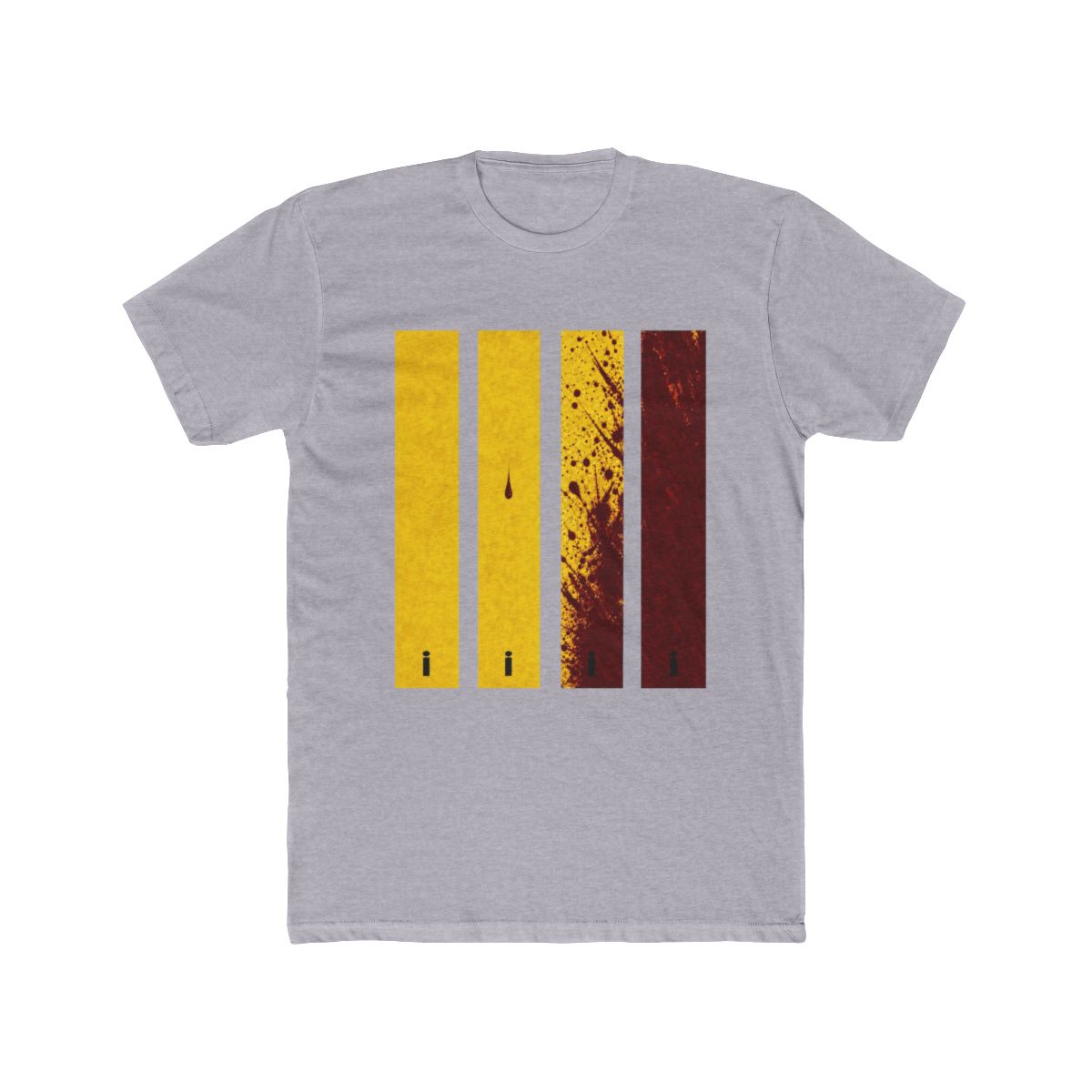 Invincible Title Card-Blood Splatter Evolution T Shirt - alternate angle 5, merchandise