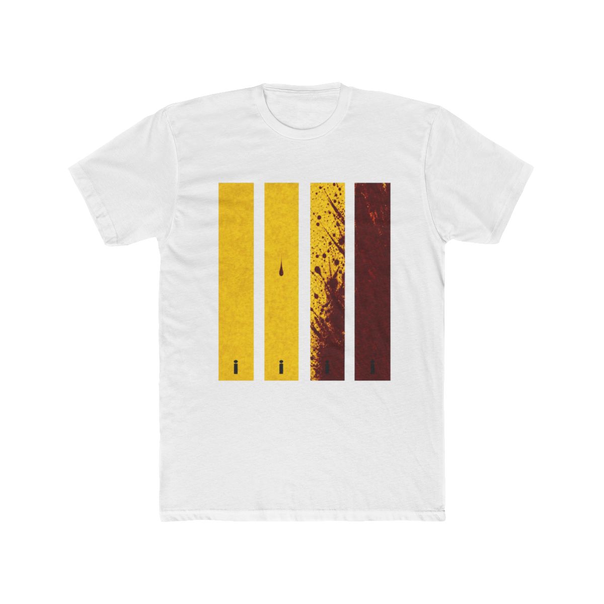 Invincible Title Card-Blood Splatter Evolution T Shirt - alternate angle 2, merchandise