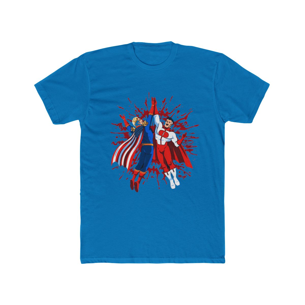 Invincible Omni Man And Homelander T Shirt - alternate angle 3, merchandise
