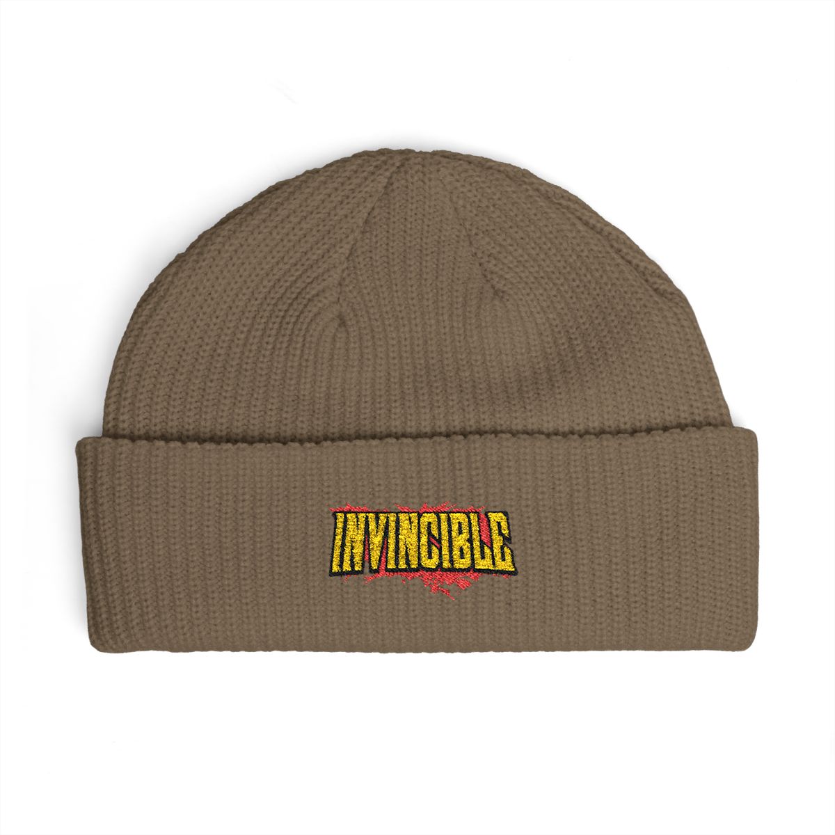 Invincible Bloody Logo Recycled Cuffed Beanie - alternate angle 4, merchandise
