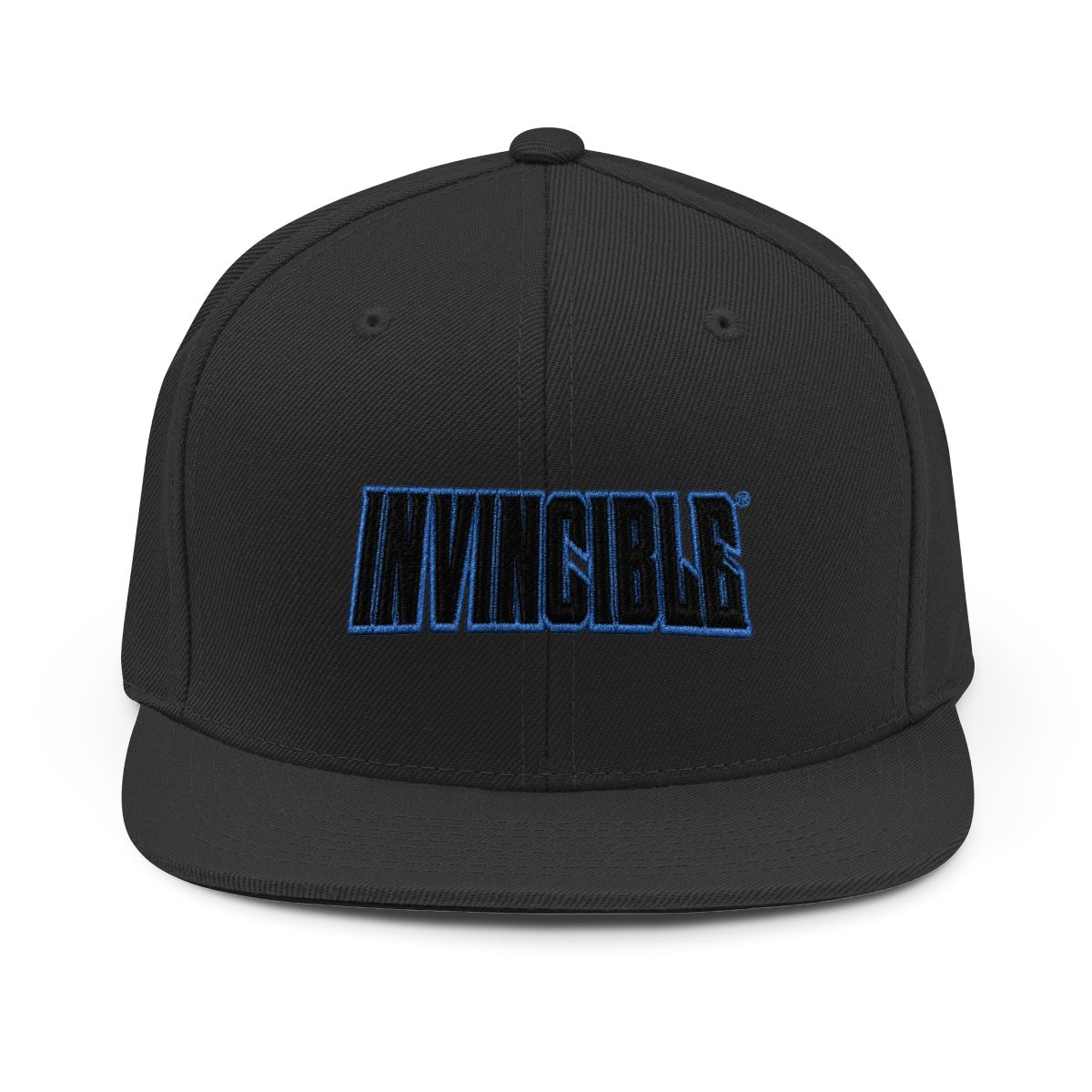 INVINCIBLE SNAPBACK HAT – BLUE SUIT - alternate angle 2, merchandise
