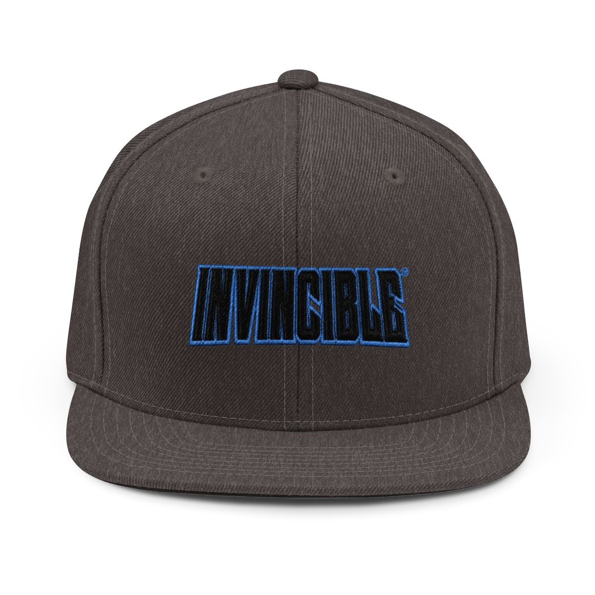 INVINCIBLE SNAPBACK HAT – BLUE SUIT - alternate angle 1, merchandise